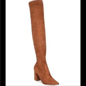 Steve Madden Huntley boots size 9 in the color Cognac